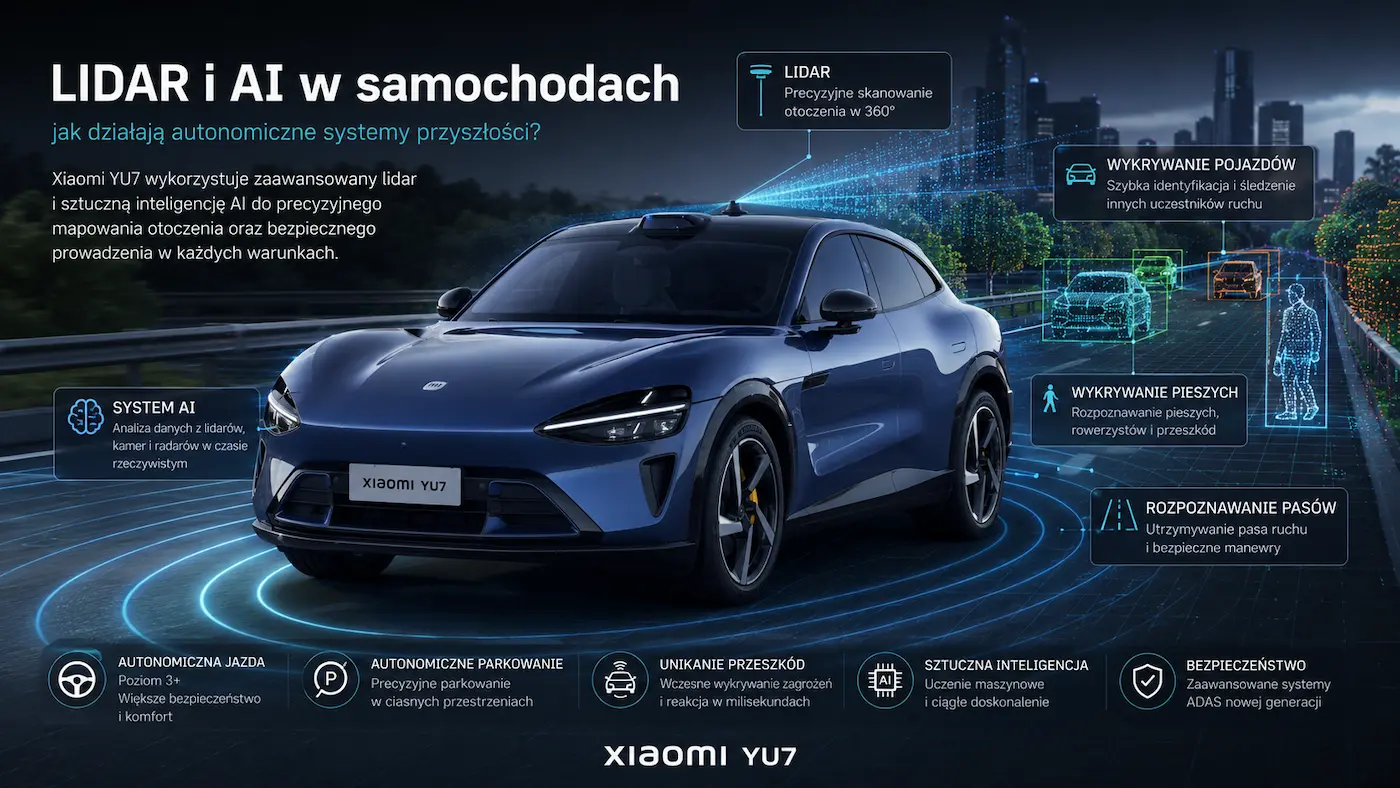 LIDAR i AI jak działają autonomiczne systemy w chińskich samochodach