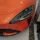 Xiaomi SU7 2025 Lava Orange elektryczny sedan premium przód pojazdu