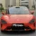Xiaomi SU7 2025 Lava Orange elektryczny sedan premium przód pojazdu